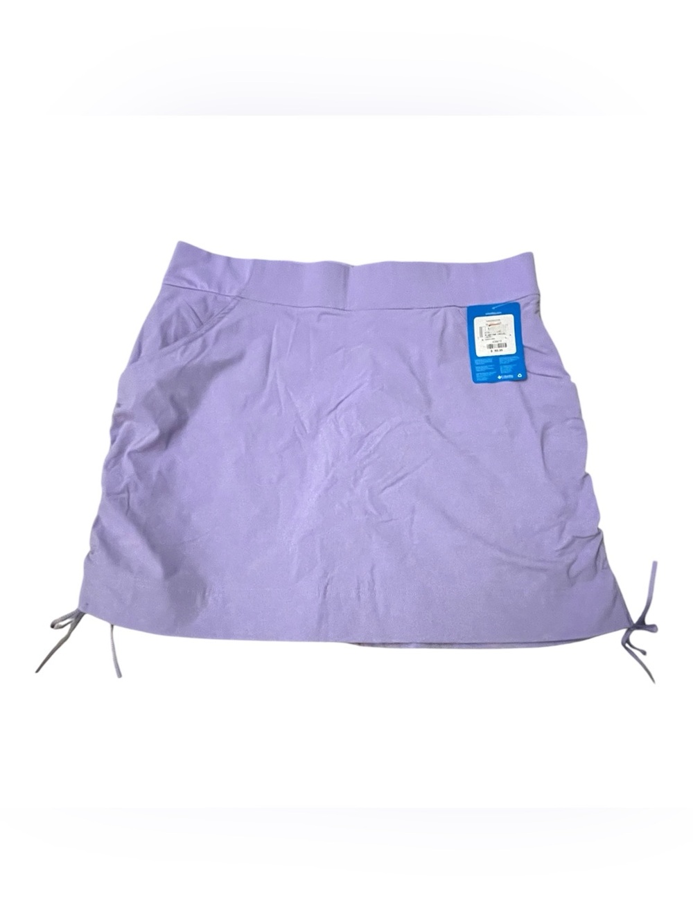 Columbia Light Lavender Mini Skirt with Adjustable Side Ties